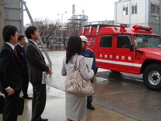 京都市消防学校視察